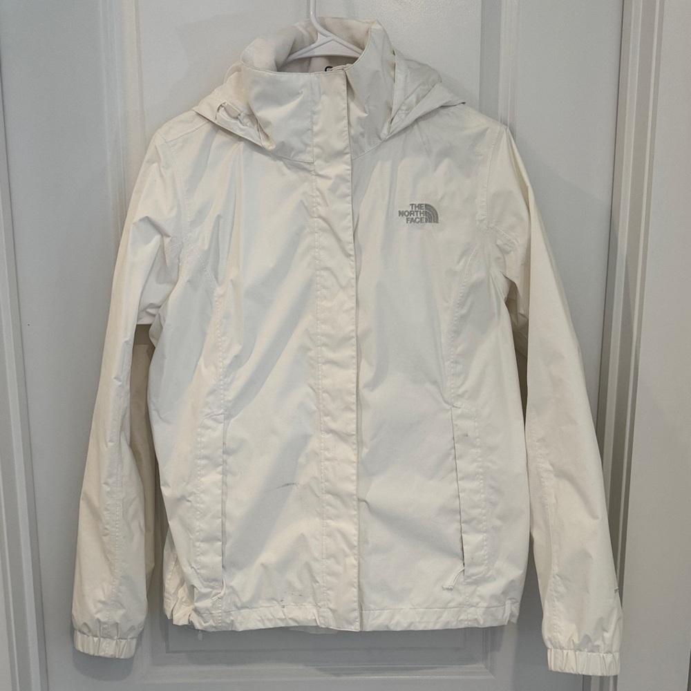 The North Face Women's White Rain Jacket Medium